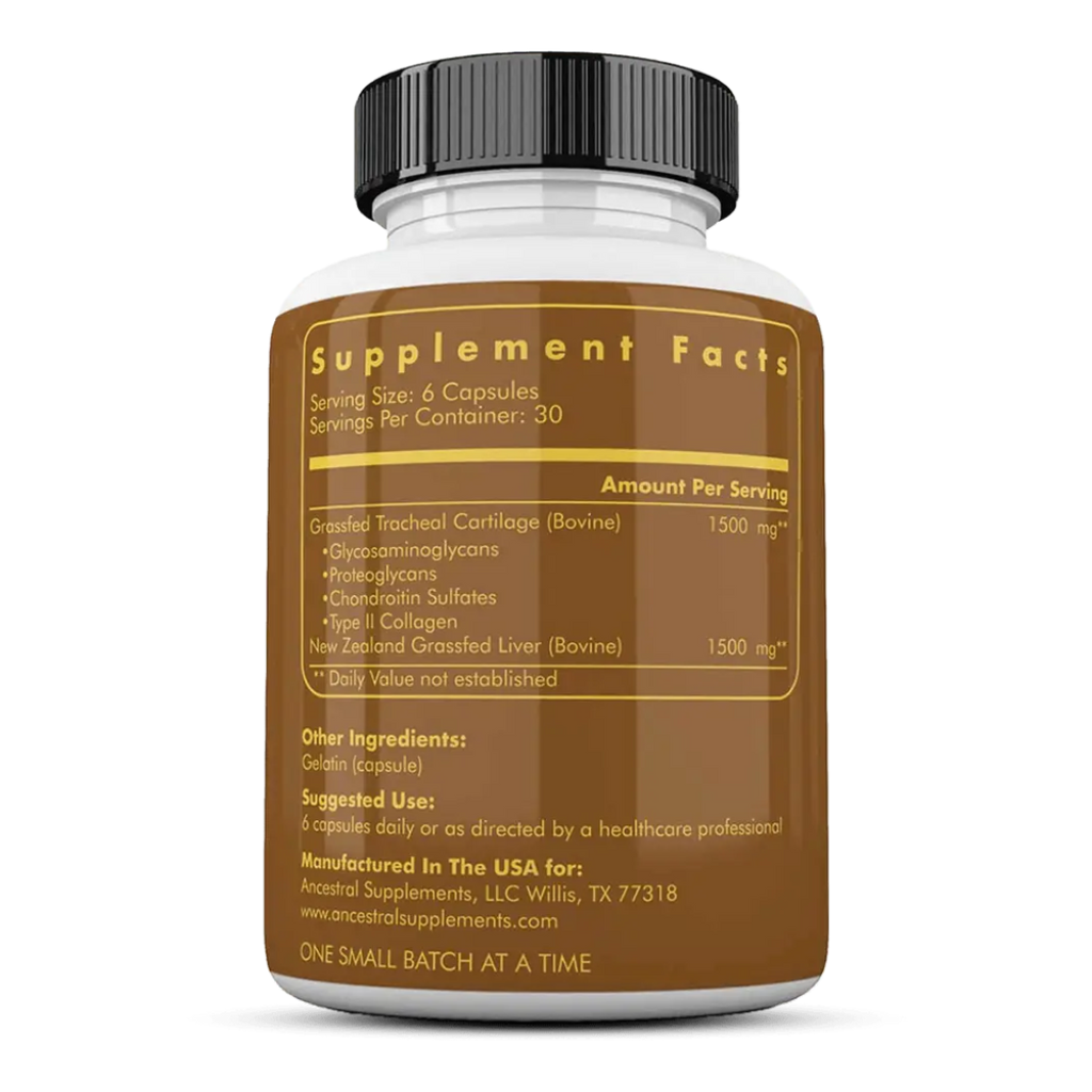 Ancestral Grass Fed Bovine Tracheal Cartilage