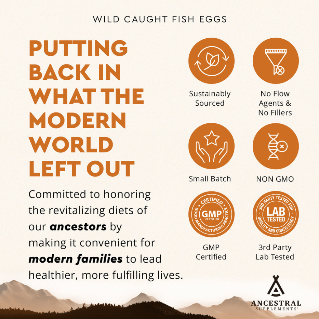 Ancestral Wild Caught Fish Eggs