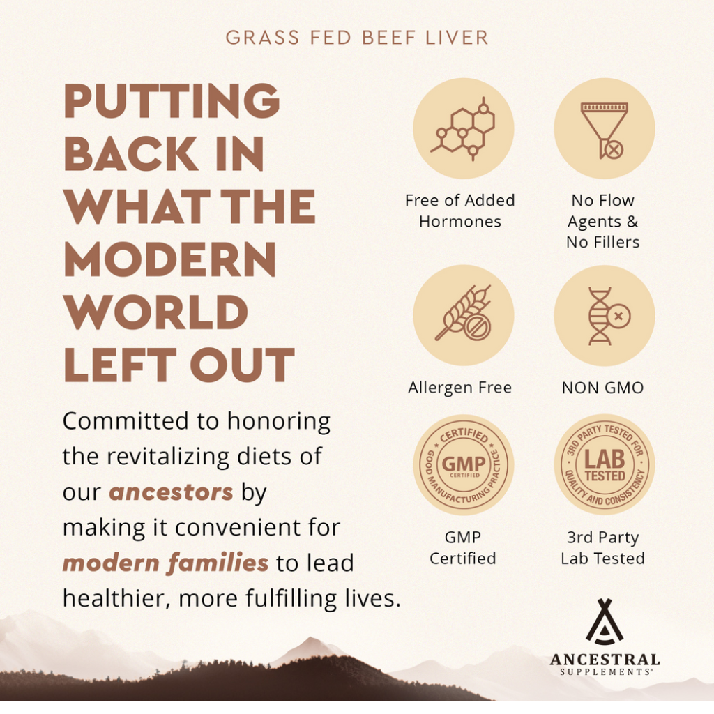 Ancestral Grass Fed Beef Liver