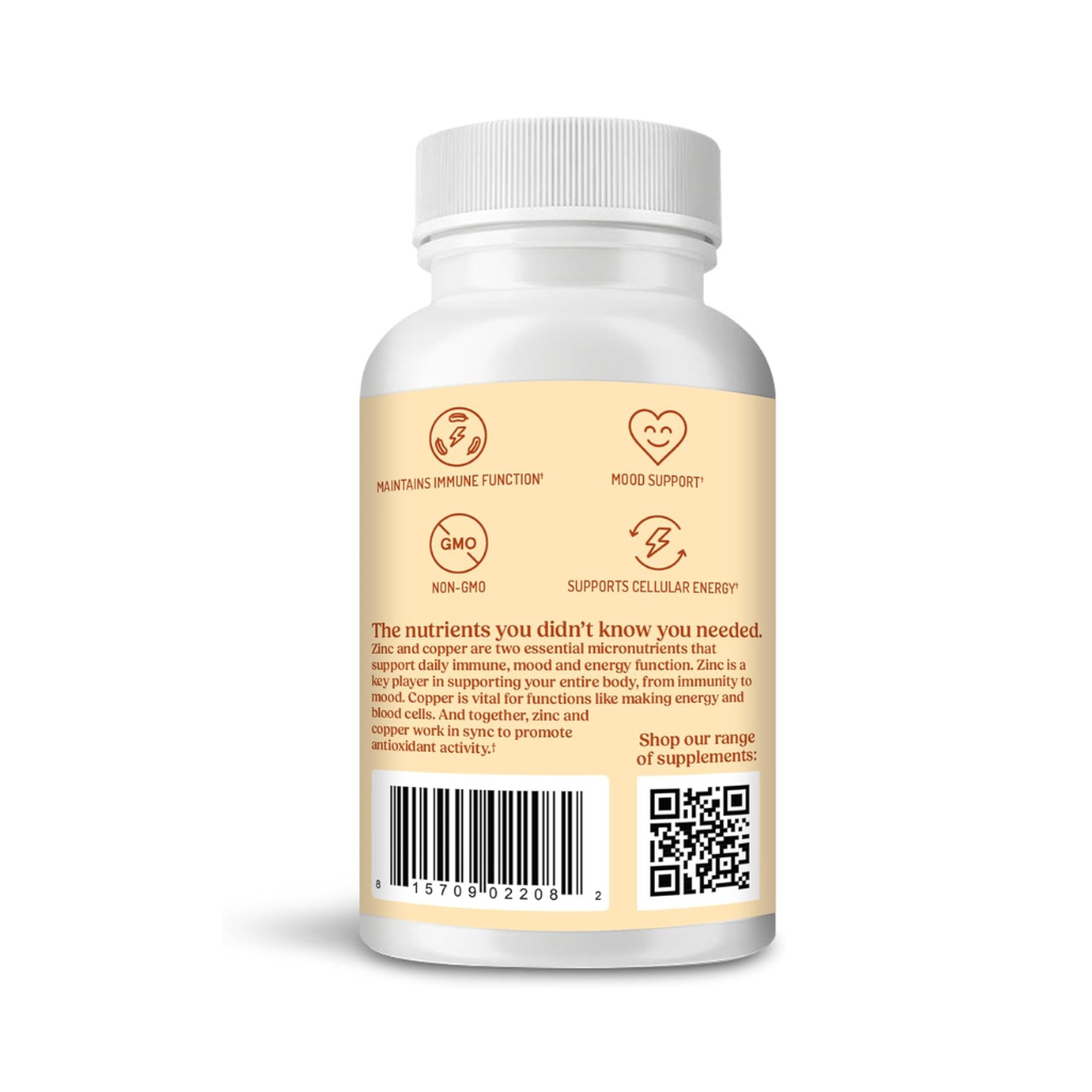 Zinc with Copper | Immunity and Mood