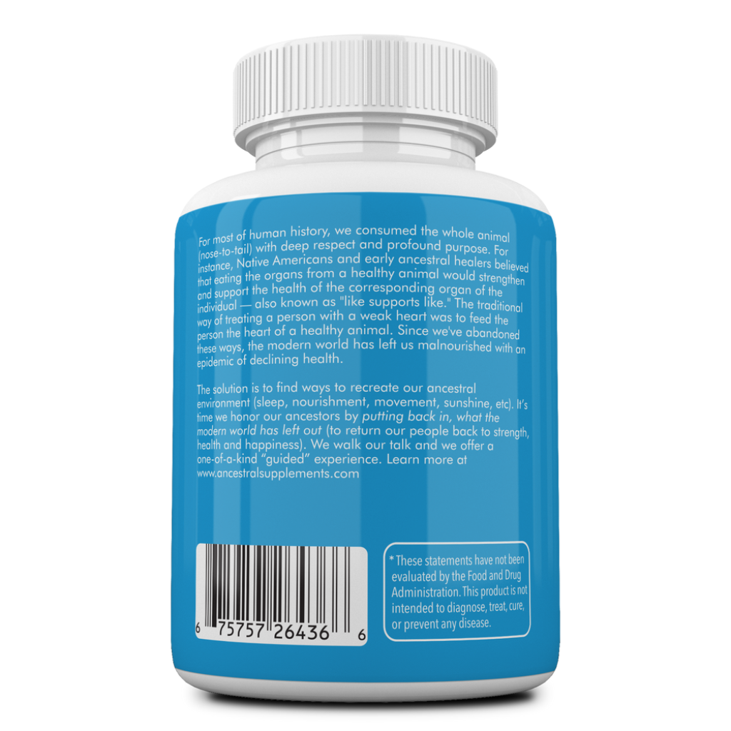 Ancestral Grass Fed Beef Lung w/ Liver