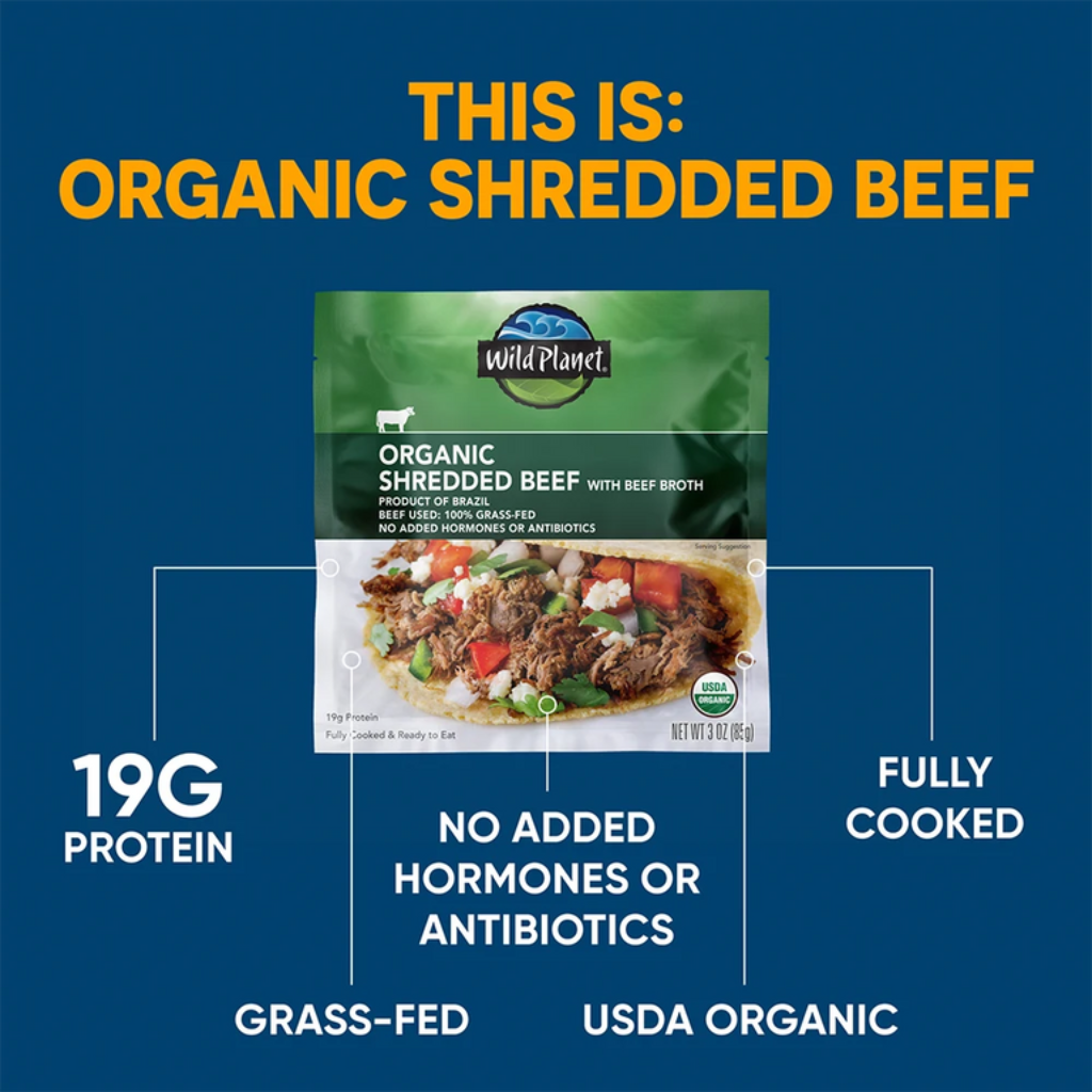 Organic Shredded Beef