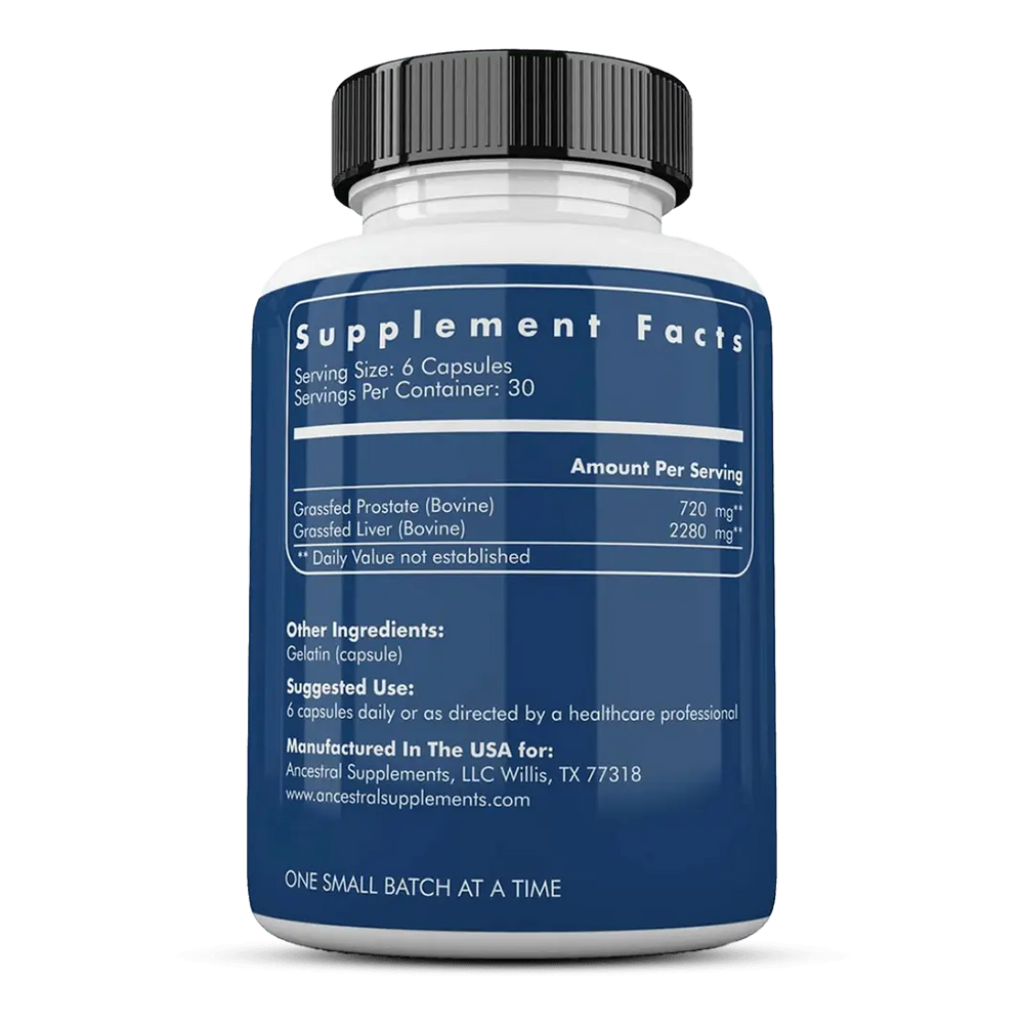 Ancestral Grass Fed Prostate w/ Liver