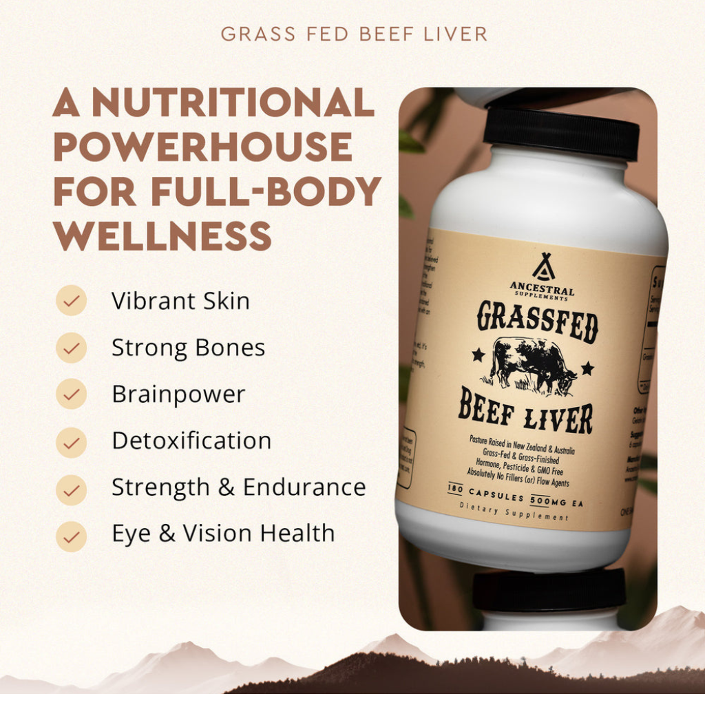 Ancestral Grass Fed Beef Liver