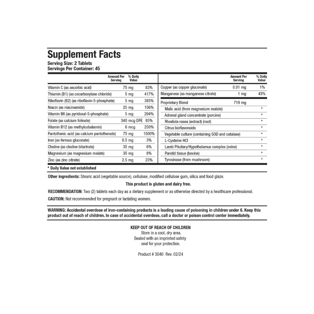 ADB5 Plus (Adrenal Fatigue) - 90ct