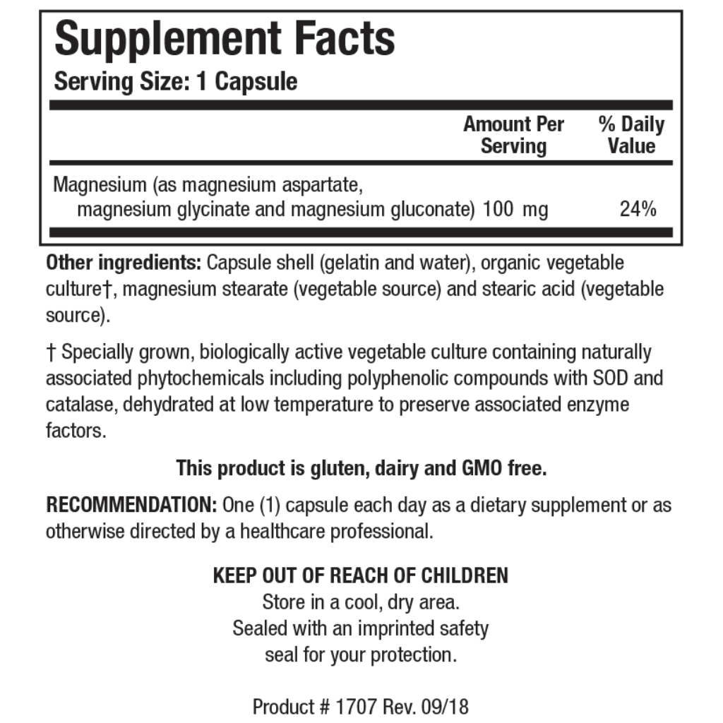Mg-Zyme (Magnesium)